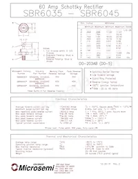 SBR6045E3 Datasheet Cover