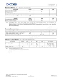SBR8B60P5-7D Datasheet Pagina 2