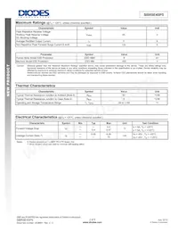 SBR8E45P5-7D Datasheet Page 2