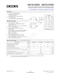 SD101BWS-7 Datasheet Cover