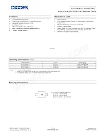 SD101CWS-7 Datasheet Cover