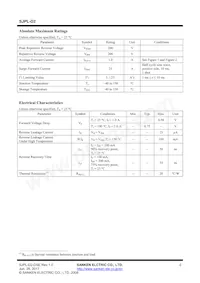 SJPL-D2 Datasheet Page 2