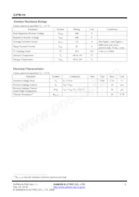 SJPM-H4 Datasheet Page 2
