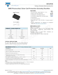 SS12P4S-M3/86A Datasheet Cover