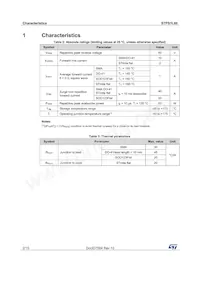 STPS1L60 Datasheet Page 2