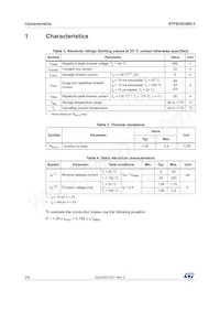 STPSC6C065DY Datasheet Page 2