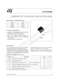 STTA306B-TR Datasheet Cover