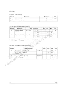 STTH106 Datasheet Page 2