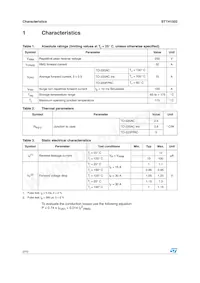 STTH1502D Datasheet Page 2