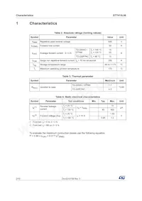 STTH15L06G Datasheet Page 2