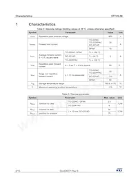 STTH5L06B Datasheet Page 2