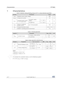 STTH802B Datasheet Pagina 2