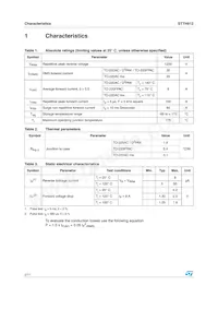 STTH812G Datasheet Page 2