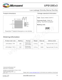 UPS120EE3/TR13 Datasheet Page 4
