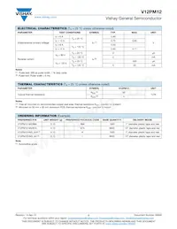 V12PM12HM3_A/I Datasheet Page 2