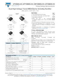 VFT3060G-E3/4W Datasheet Cover