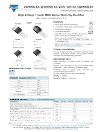 VI20100S-E3/4W Datasheet Cover