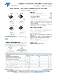 VI20100SG-E3/4W Datasheet Copertura
