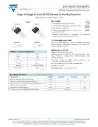 VI20120SHM3/4W Datasheet Cover
