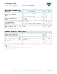 VS-10BQ015PBF Datasheet Pagina 2