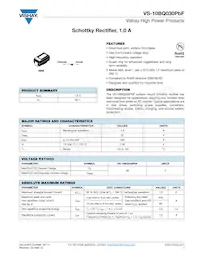 VS-10BQ030TRPBF Datasheet Cover