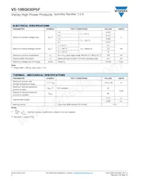 VS-10BQ030TRPBF Datasheet Page 2