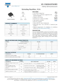 VS-10WQ045FNHM3 Datasheet Cover
