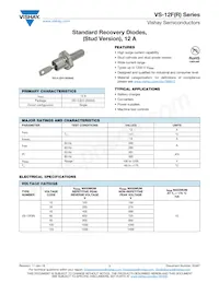VS-12FR60M Datasheet Cover