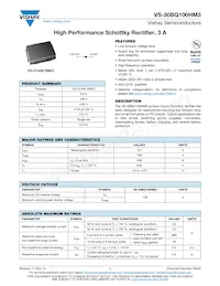 VS-30BQ100HM3/9AT Datasheet Cover