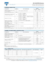 VS-41HFR160M Datasheet Page 2