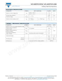 VS-60EPS16PBF Datasheet Pagina 2