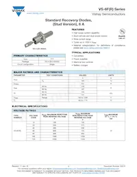 VS-6FR20M Datasheet Cover