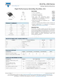 VS-6TQ040HN3 Datasheet Cover