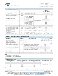 VS-71HFR160M Datasheet Page 2