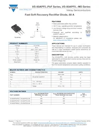 VS-80APF06PBF Datasheet Cover