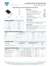 VS-80APS16PBF Datasheet Cover