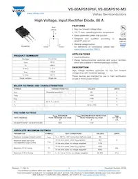 VS-80APS16PBF Datasheet Copertura