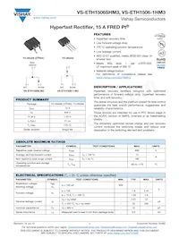 VS-ETH1506-1HM3 Datasheet Copertura