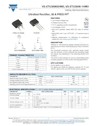 VS-ETU3006STRRHM3 Datasheet Cover