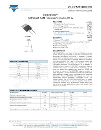 VS-HFA25TB60HN3 Datasheet Cover