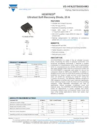 VS-HFA25TB60STRHM3 Datasheet Cover