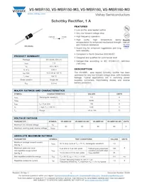 VS-MBR160TR Datasheet Cover