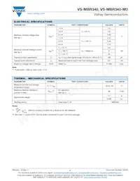 VS-MBR340TR Datasheet Page 2