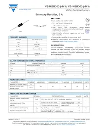 VS-MBR360TR Datasheet Cover