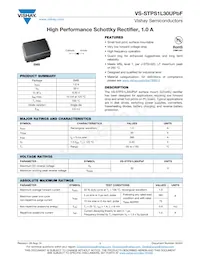VS-STPS1L30UPBF Datasheet Cover