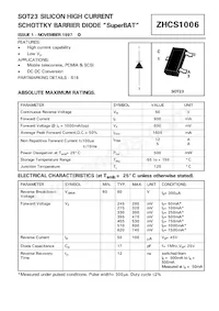ZHCS1006TC Datasheet Cover