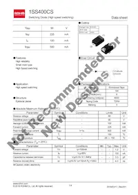 1SS400CST2R Datasheet Cover