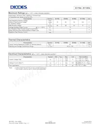 B170Q-13-F Datasheet Page 2