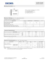 B350CE-13 Datasheet Page 2