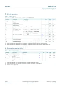 BAS16GWX Datasheet Page 3